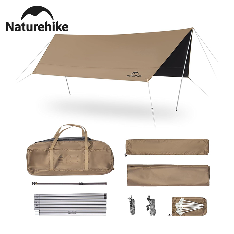 Waterproof Tarp Shelter - Naturehike Büyük Kamp Su Geçirmez Gölgelik