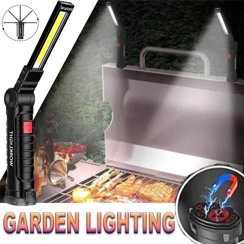 Outdoor Camping Lights - Taşınabilir LED El Feneri Manyetik Kanca