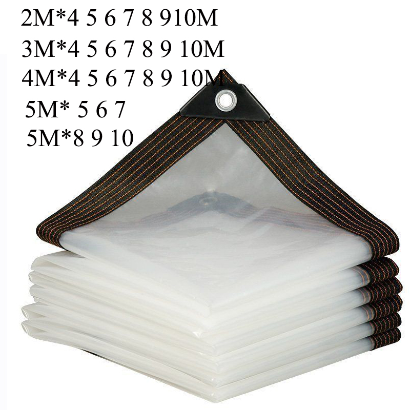 Waterproof Tarp Shelter - Şeffaf Branda 2*3 4 5 6