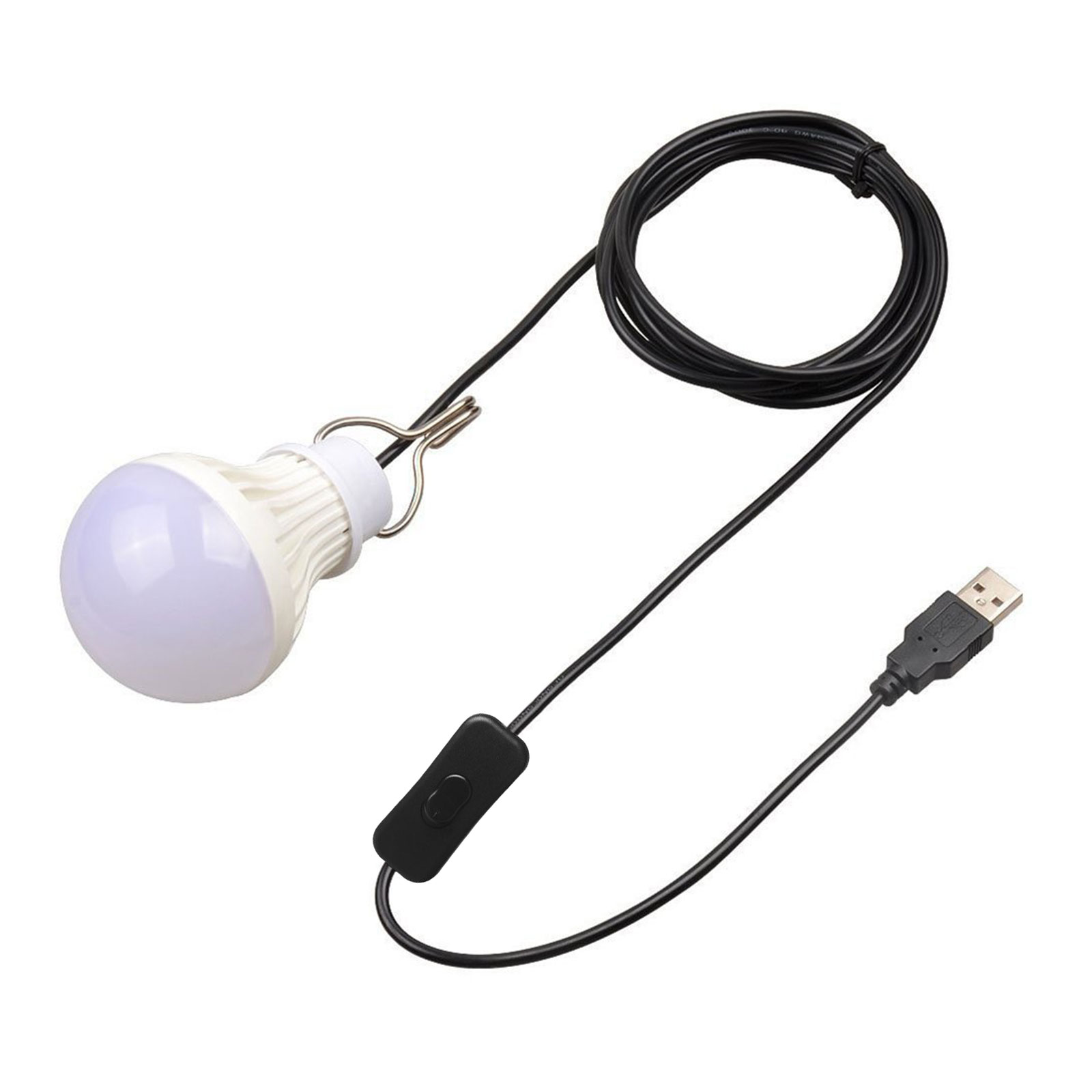 Outdoor Camping Lights String - 3000K Sıcak Beyaz Anahtar Kablosu 5W