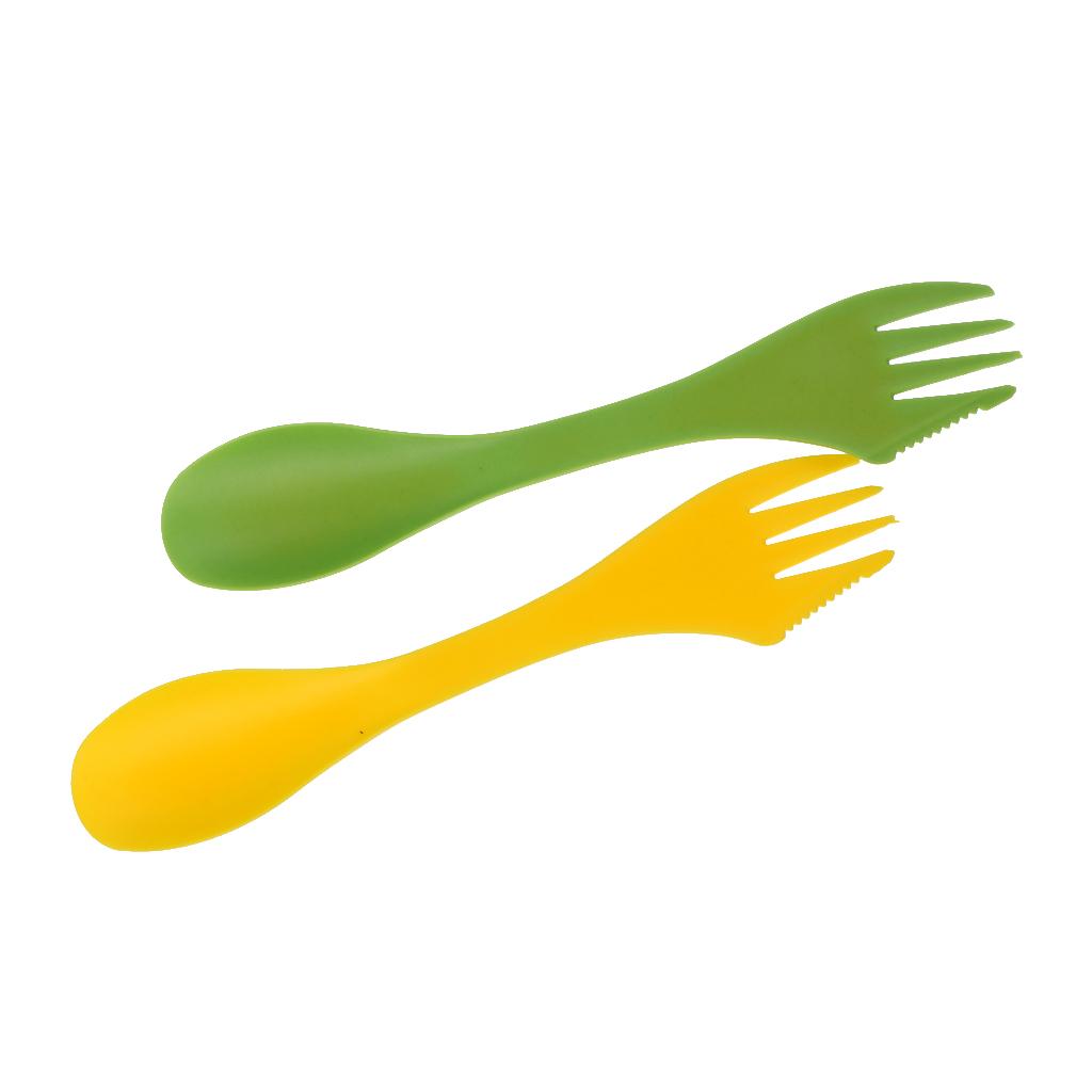 Outdoor Camping Dining Set - Çok fonksiyonlu Kamp Spork Çatal Çatal