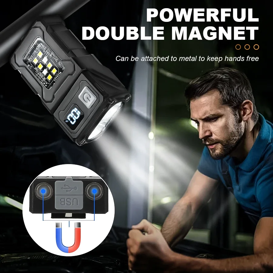 Mini Taşınabilir LED COB El Fe - Battery Outdoor Camping incelemesi ve fiyatı