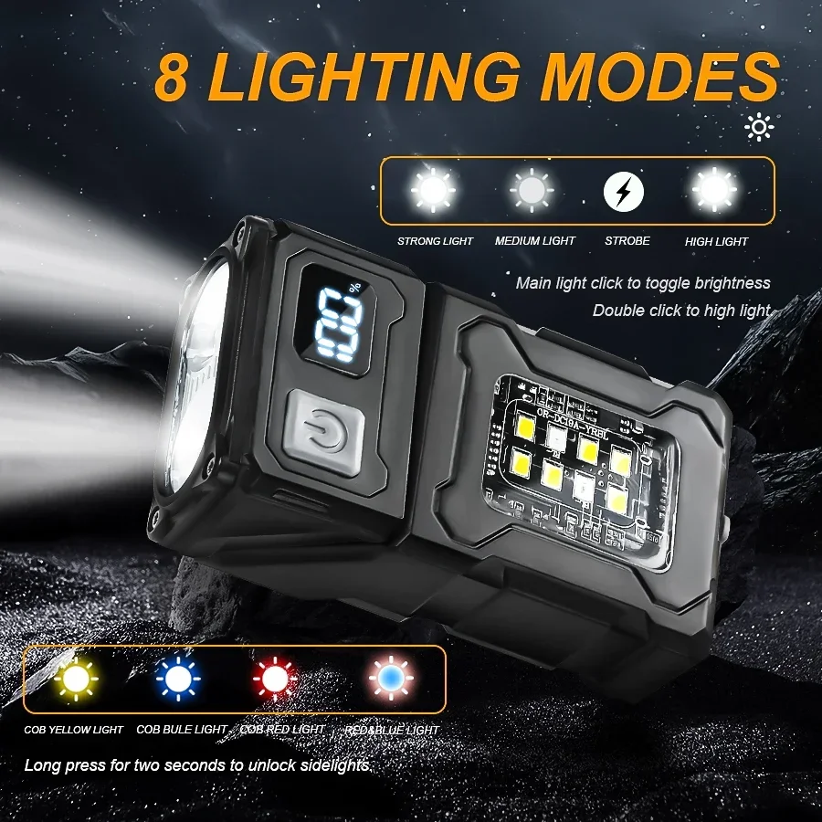 Mini Taşınabilir LED COB El Fe - Battery Outdoor Camping incelemesi ve fiyatı