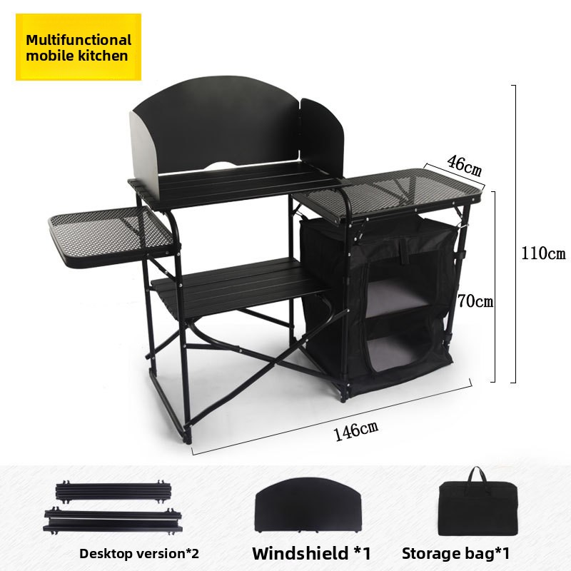 Çok Fonksiyonlu Açık Hava Mobi - Outdoor Camping Table With Storage incelemesi ve fiyatı