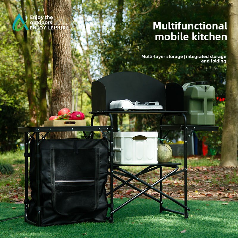 Çok Fonksiyonlu Açık Hava Mobi - Outdoor Camping Table With Storage incelemesi ve fiyatı