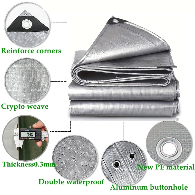 Büyük muşamba 3mx5 6 8 4x4 5 6 - Waterproof Tarp Shelter incelemesi ve fiyatı