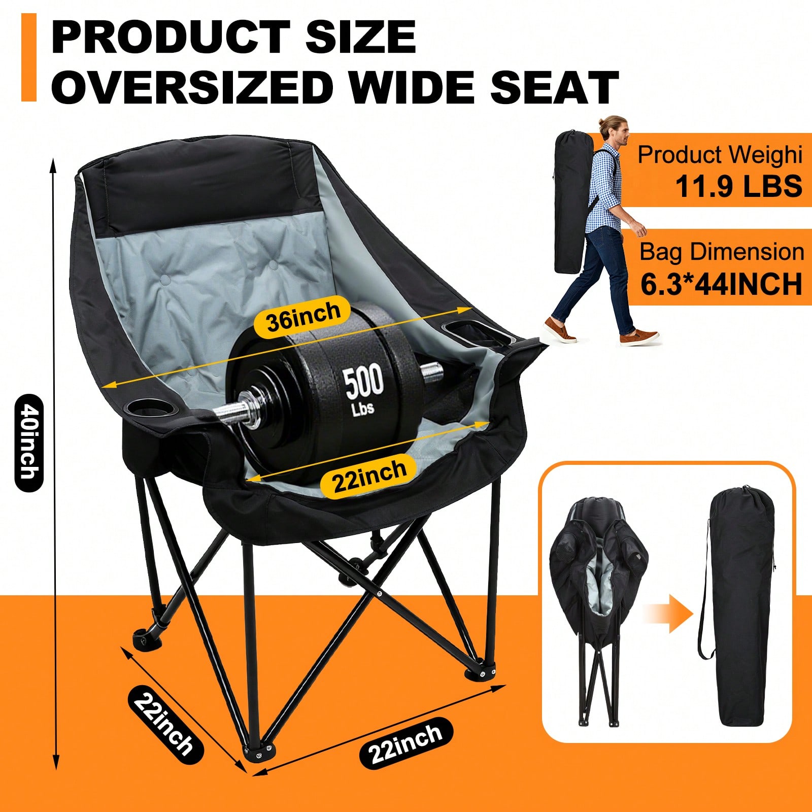 Isıtmalı Çift Kişilik Kamp San - Outdoor Oversized Camping Chair incelemesi ve fiyatı