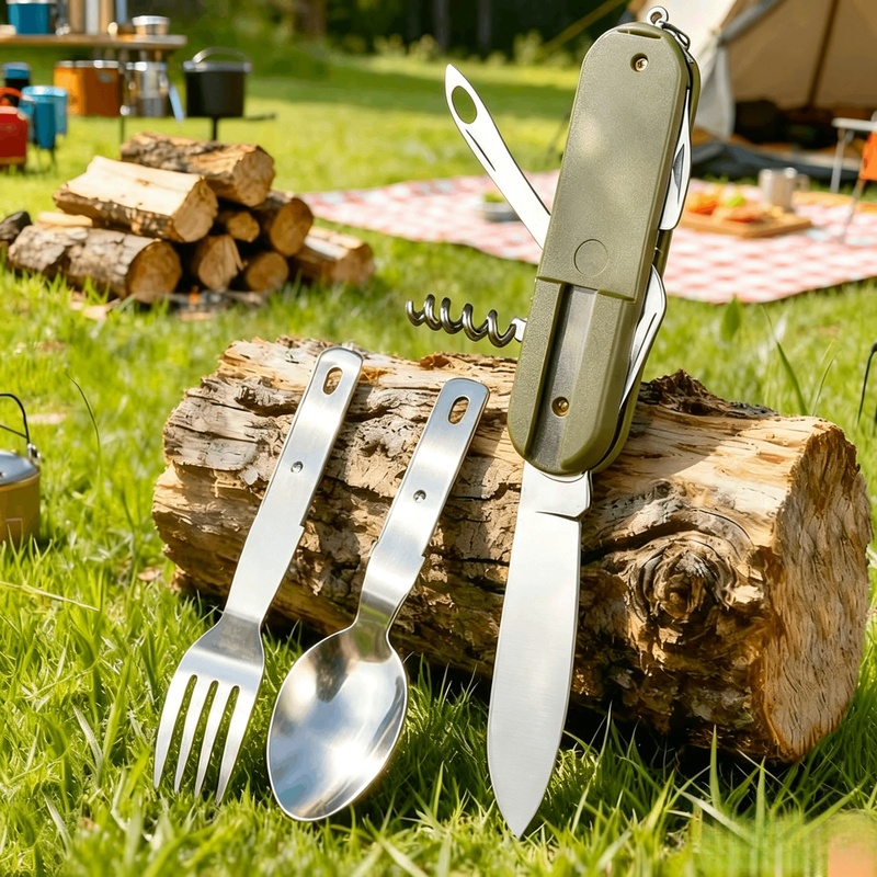 Paslanmaz Çelik 7'si 1 Arada K - Outdoor Camping Dining Set incelemesi ve fiyatı