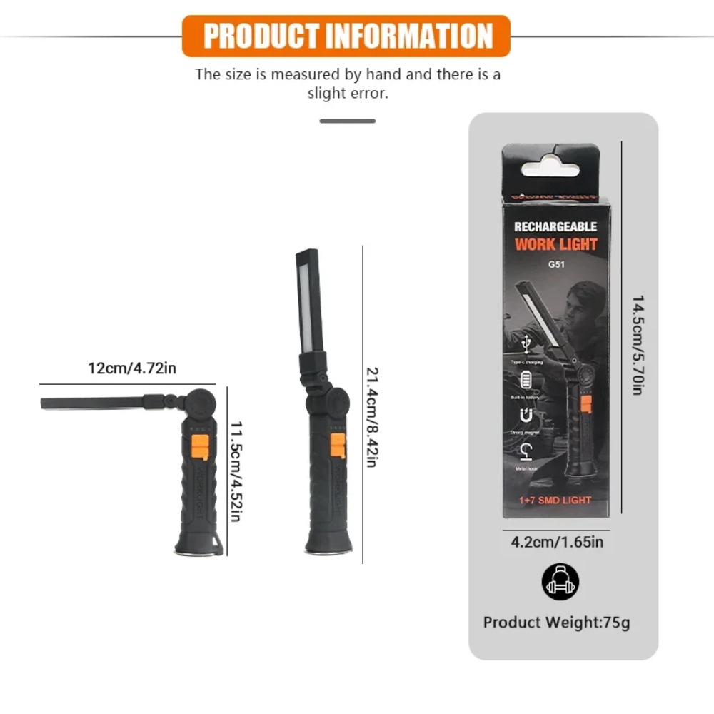 Taşınabilir COB LED El Feneri  - Battery Outdoor Camping incelemesi ve fiyatı