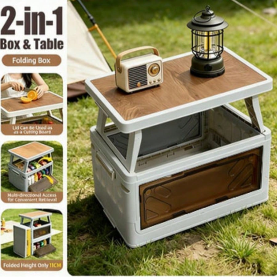 Çok Fonksiyonlu Açık Hava Kamp - Outdoor Camping Table With Storage incelemesi ve fiyatı