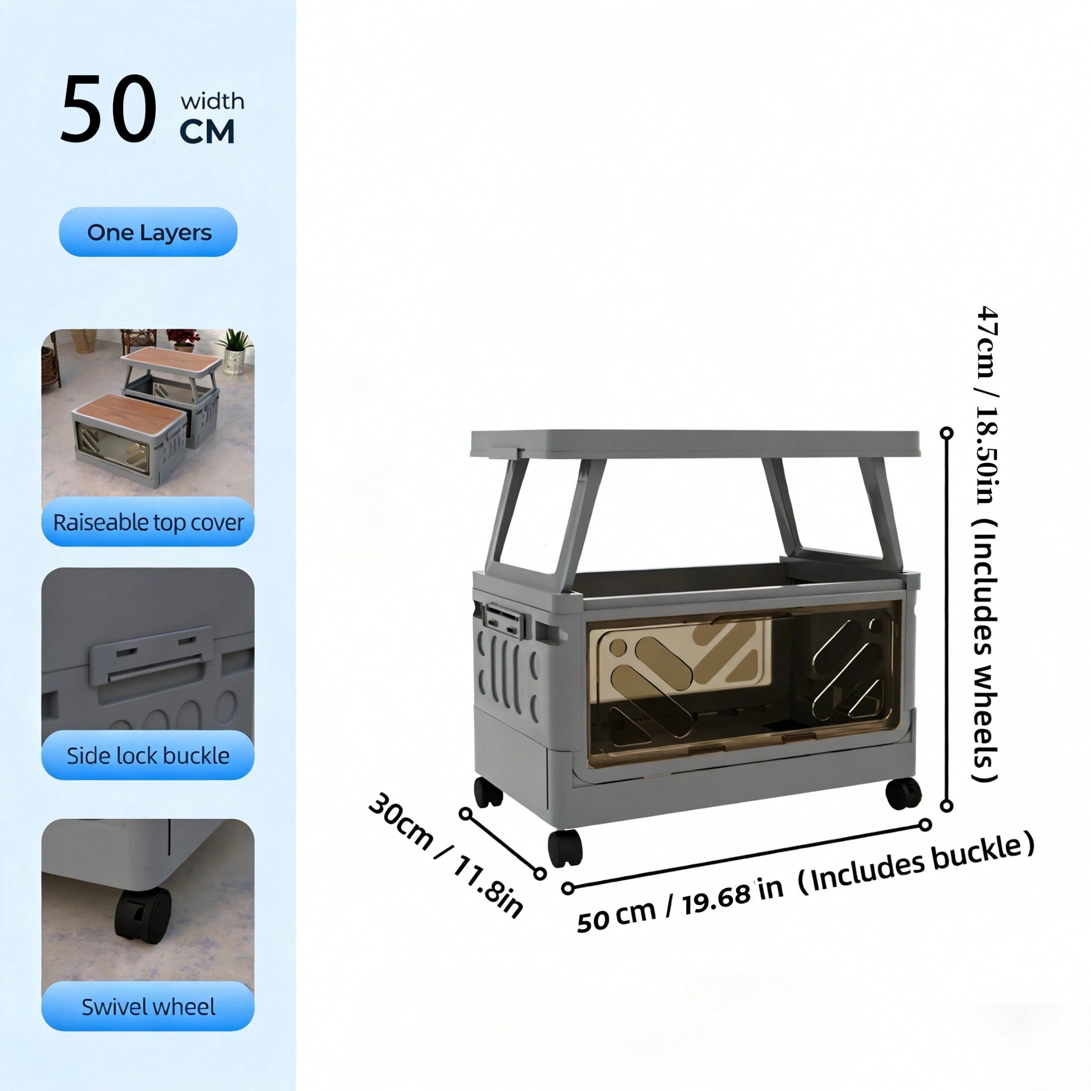 Çok Fonksiyonlu Açık Hava Kamp - Outdoor Camping Table With Storage incelemesi ve fiyatı