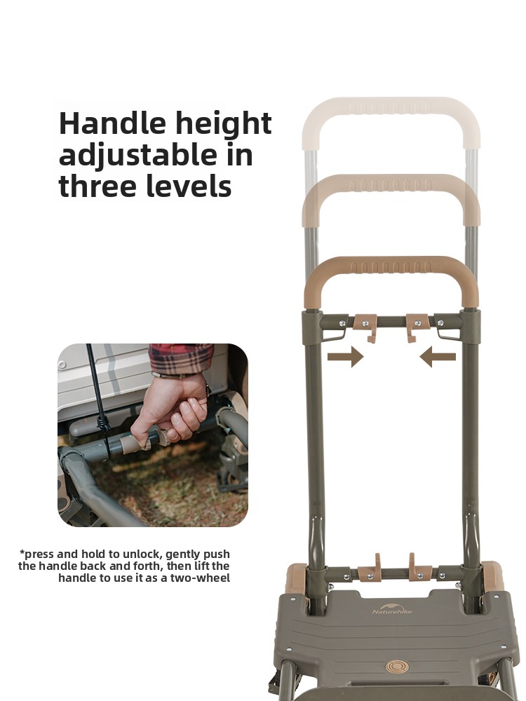 Naturehike 2'si 1 Arada Katlan - Outdoor Camping Trolley incelemesi ve fiyatı