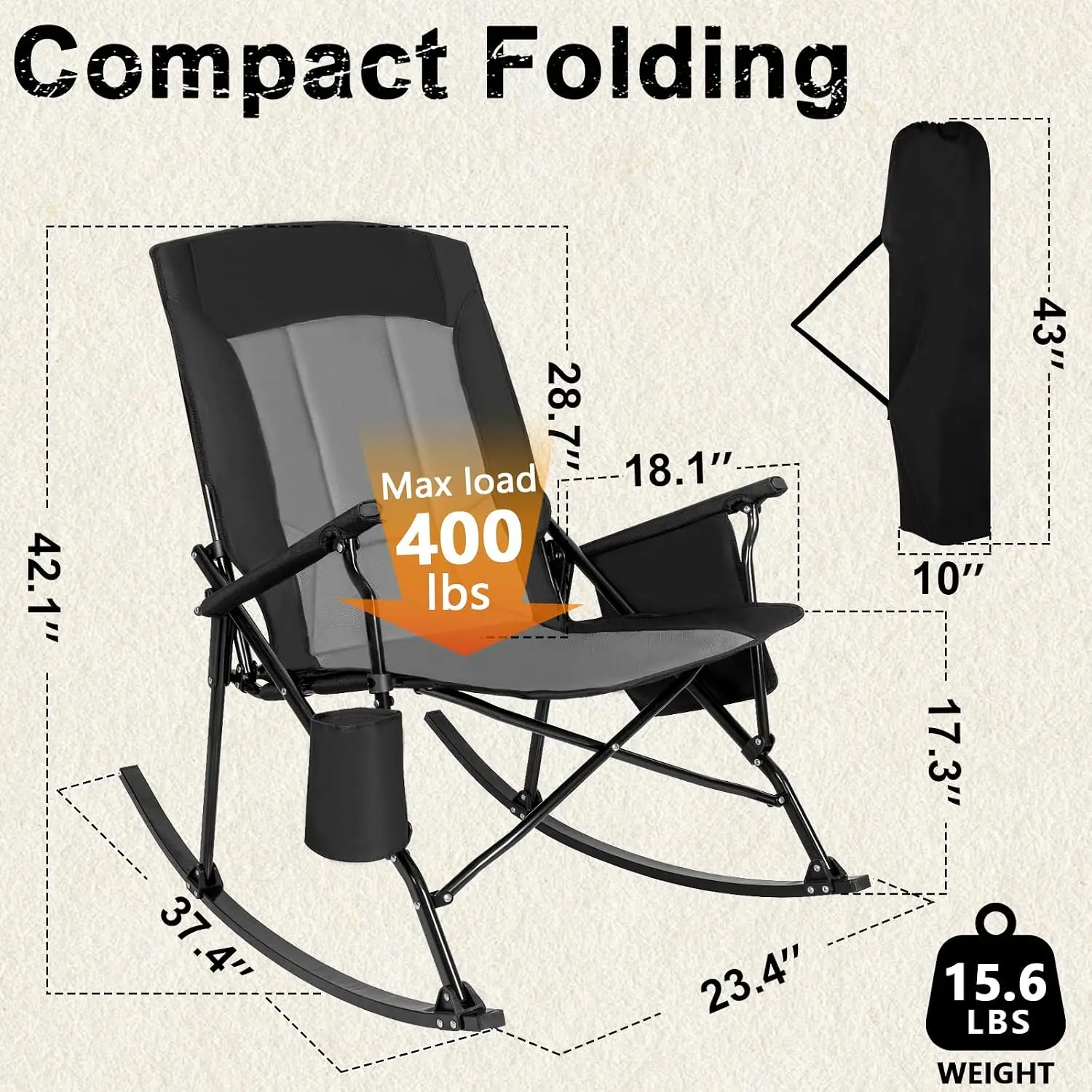 2'li Paket Yüksek Sırtlı Taşın - Outdoor Oversized Camping Chair incelemesi ve fiyatı