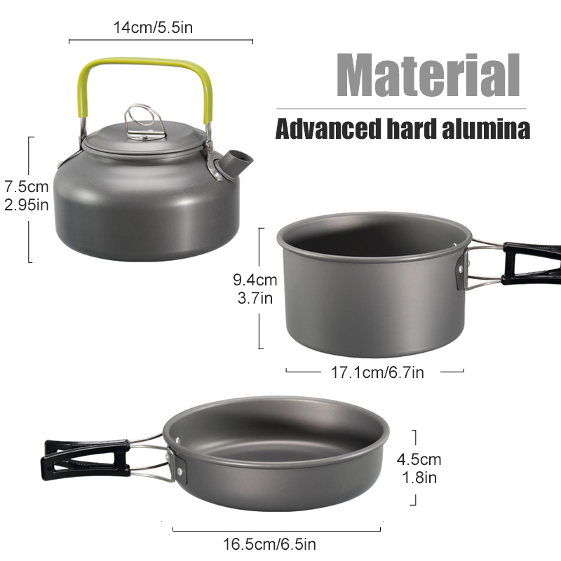 WESTTUNE Kamp Tencere Seti Alü - Outdoor Camping Dining Set incelemesi ve fiyatı