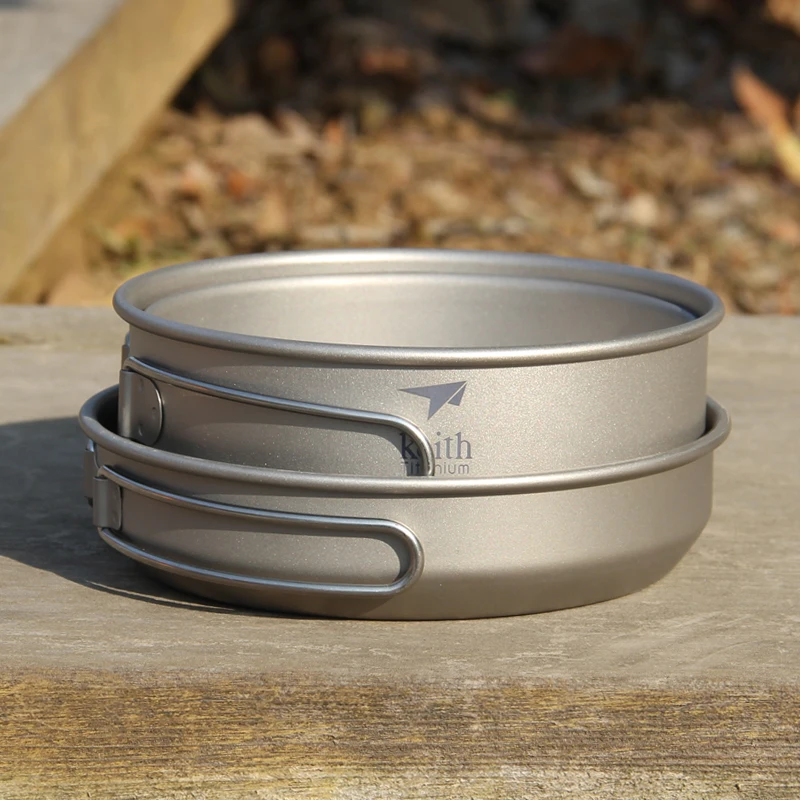 Keith 3 ADET Titanyum Tencere  - Outdoor Camping Essentials incelemesi ve fiyatı