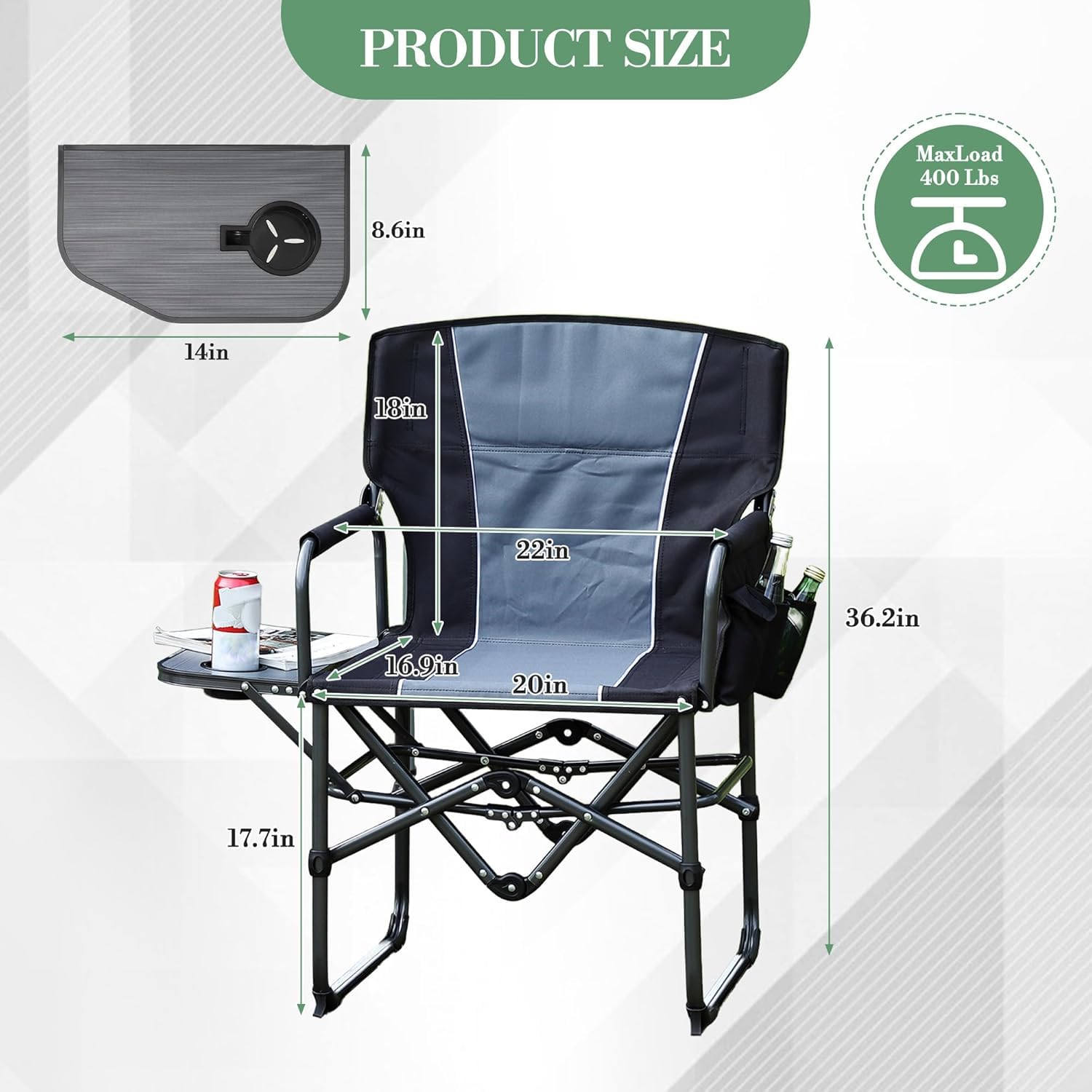 Ağır Hizmet Tipi Büyük Boy Dir - Outdoor Oversized Camping Chair incelemesi ve fiyatı