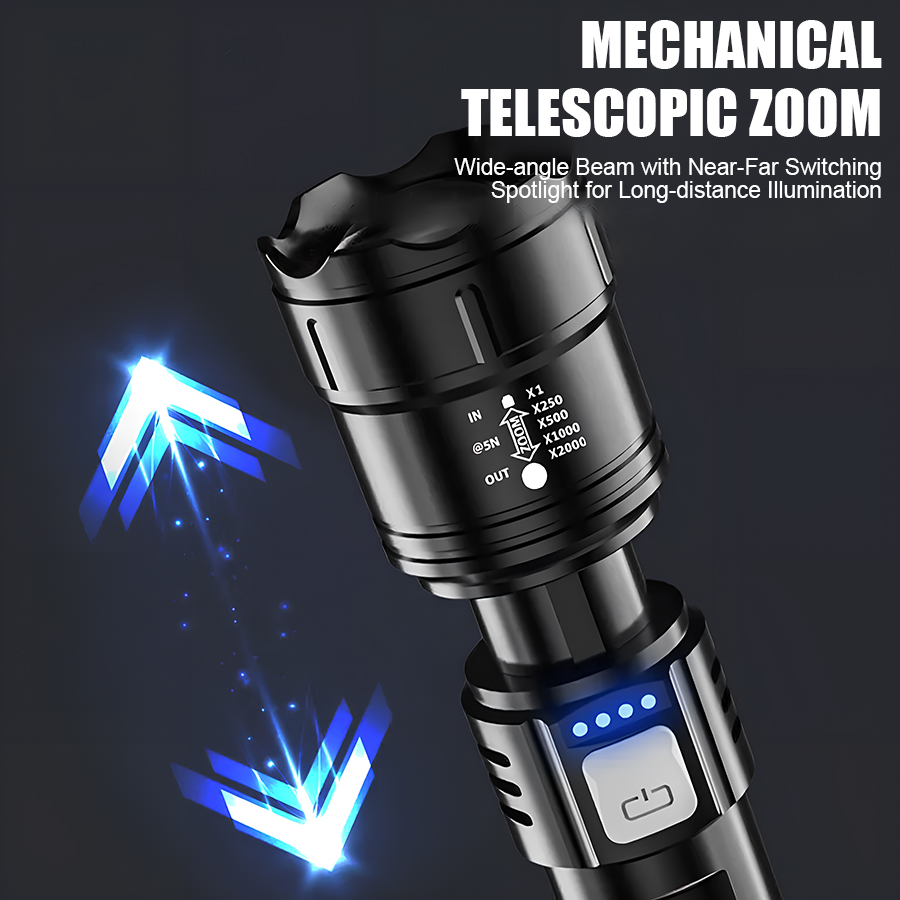 Yüksek Güçlü P50 LED El Feneri - Outdoor Camping Lights incelemesi ve fiyatı