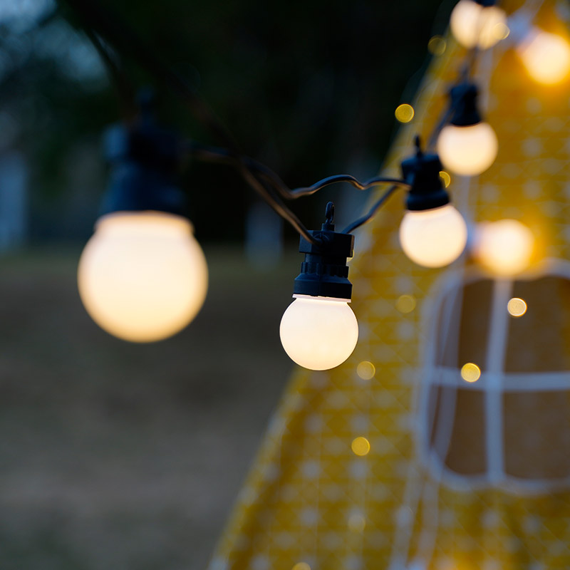 23M veranda dize ampuller G50  - Outdoor Camping Lights String incelemesi ve fiyatı