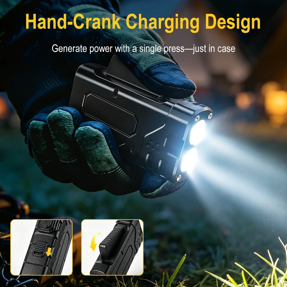 BORUIiT El Kranklı EDC LED Fen - Outdoor Camping Adventure incelemesi ve fiyatı
