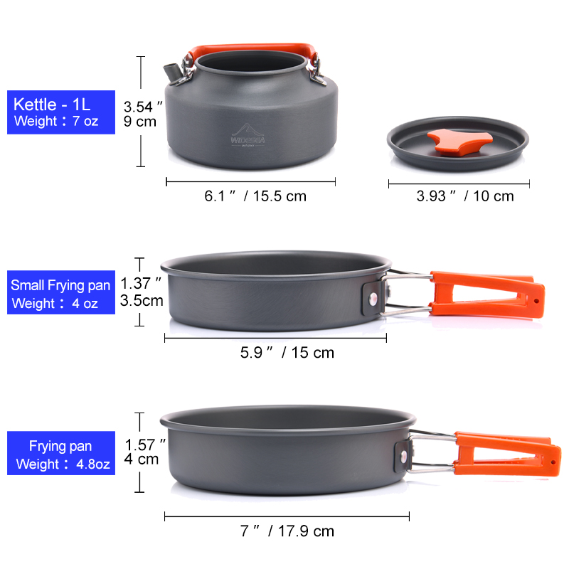 Widesea kamp açık TENCERE SETİ - Outdoor Camping Dining Set incelemesi ve fiyatı