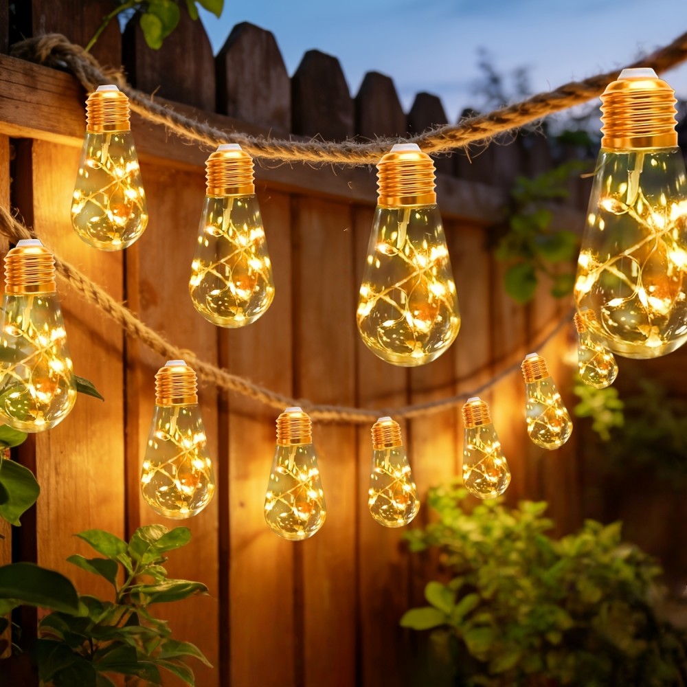 10/20LED Açık Hava Güneş Enerj - Outdoor Camping Lights String incelemesi ve fiyatı