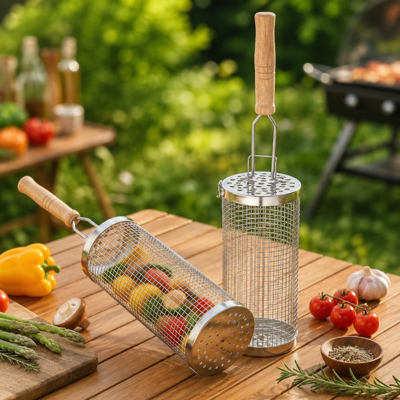 Yuvarlak Barbekü Izgara Sepeti - Outdoor Camping Essentials incelemesi ve fiyatı