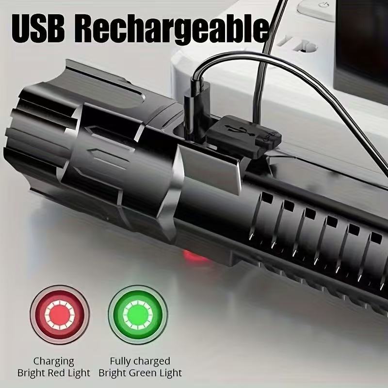 Yeni Yüksek Güçlü Led El Fener - Battery Outdoor Camping incelemesi ve fiyatı