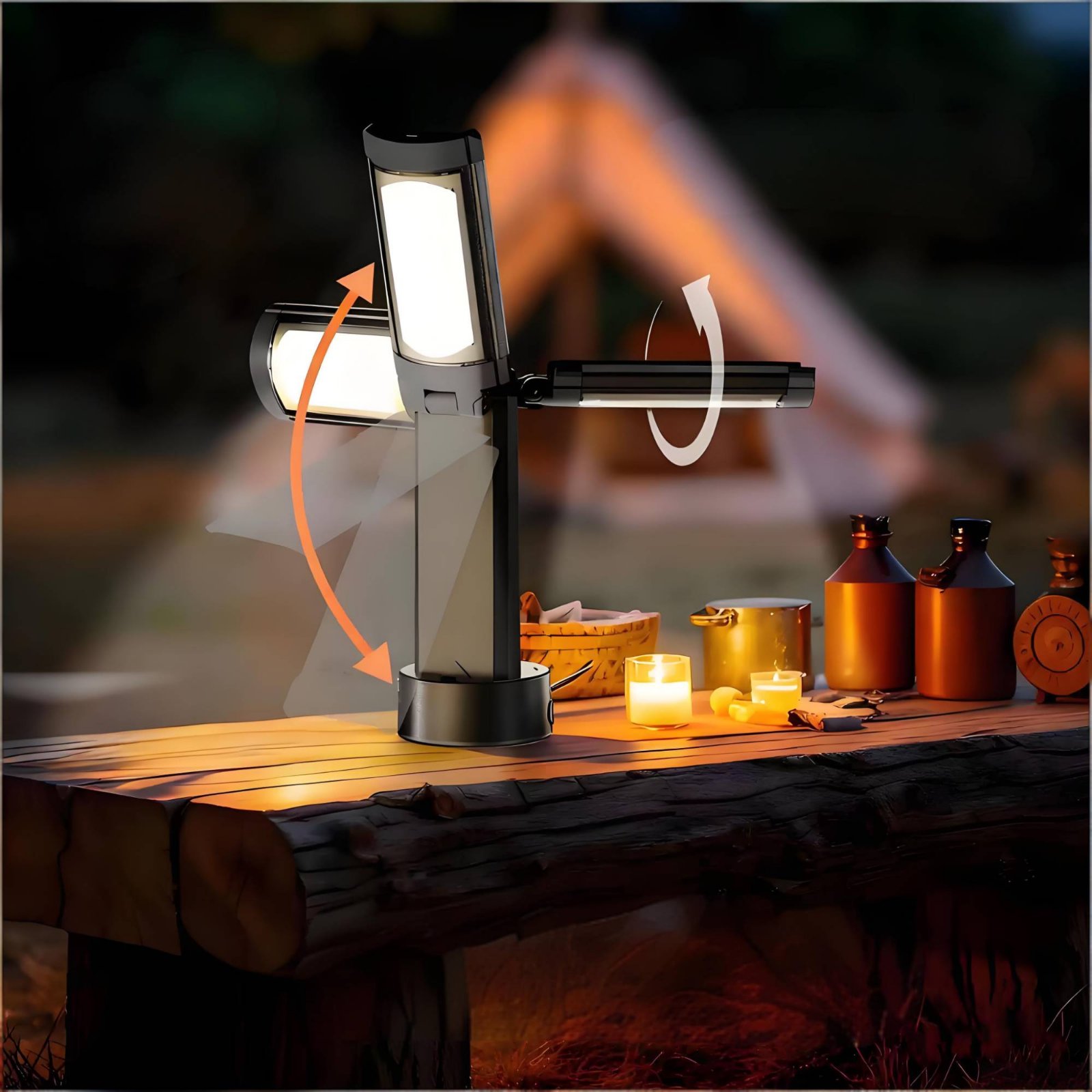 Teleskopik Çadır Lambası Ayarl - Battery Outdoor Camping incelemesi ve fiyatı