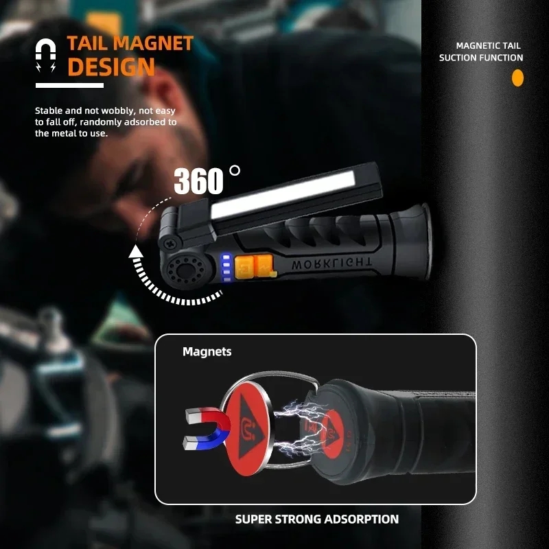 Taşınabilir COB LED El Feneri  - Battery Outdoor Camping incelemesi ve fiyatı
