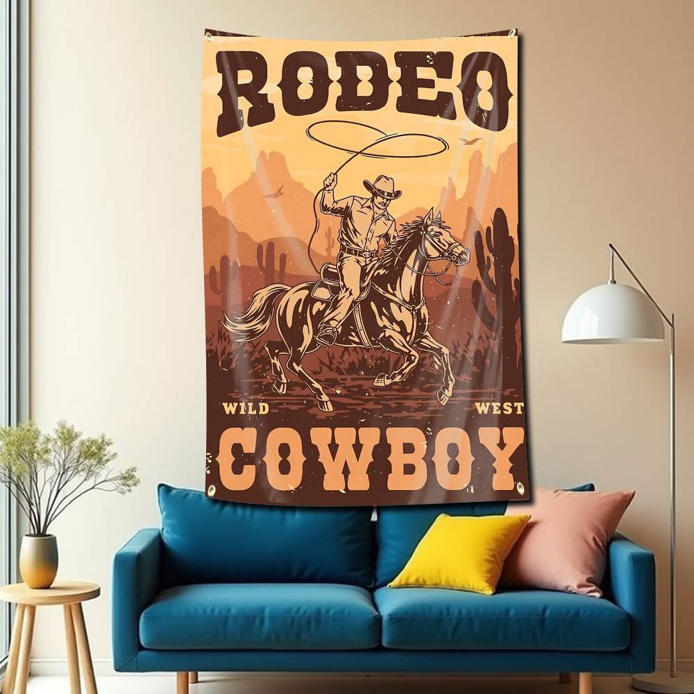 Retro Teksas Batı Kovboy Bayra - Outdoor Camping In Texas incelemesi ve fiyatı