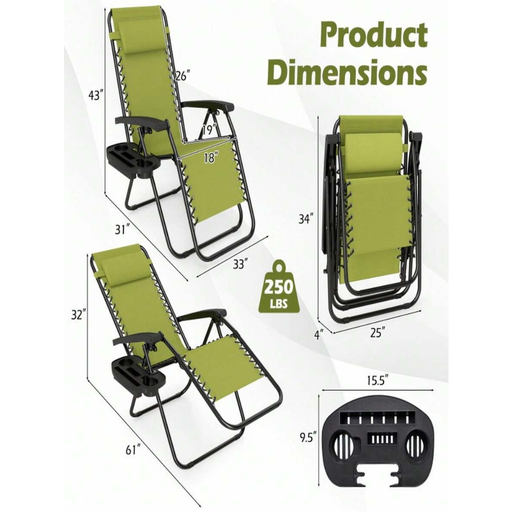 Bardaklıklı ve Kilitlenebilir  - Outdoor Camping Lounge Chairs incelemesi ve fiyatı