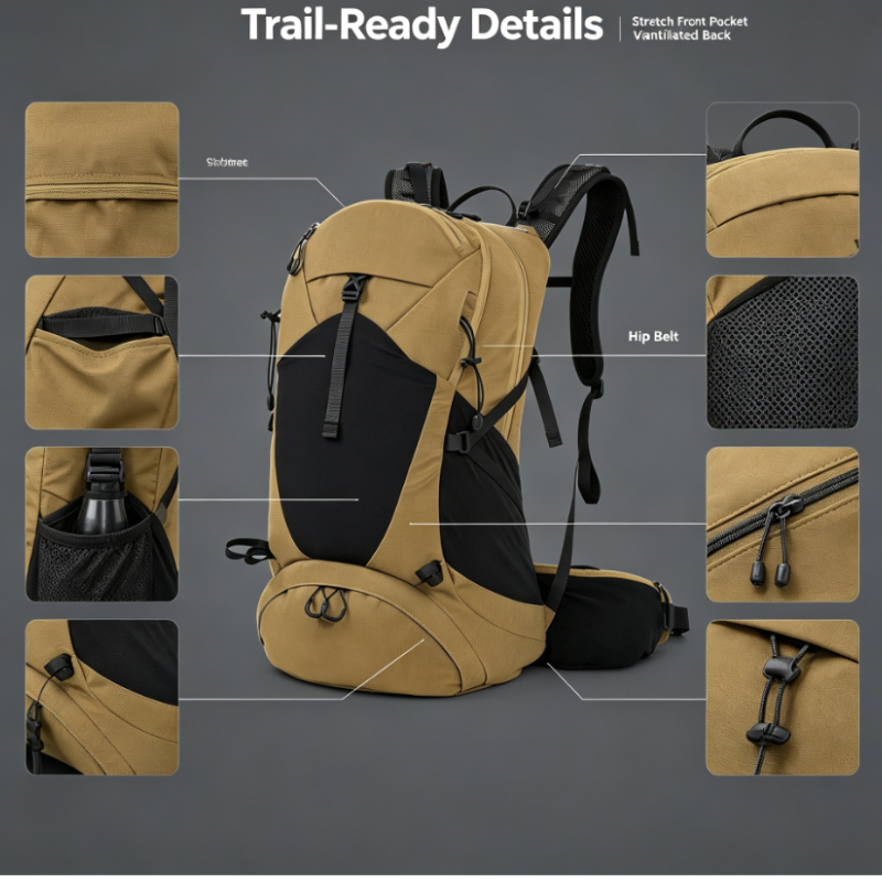 Büyük Su Geçirmez, Yırtılmaya  - Outdoor Camping Backpack incelemesi ve fiyatı