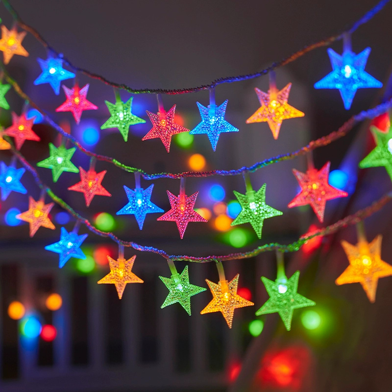 Pil Gücü Festoon Yıldız Peri D - Outdoor Camping Lights String incelemesi ve fiyatı