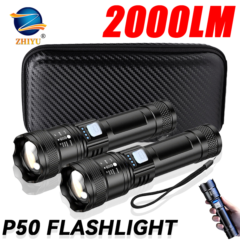 Taktik LED El Feneri 2000LM US - Battery Outdoor Camping incelemesi ve fiyatı