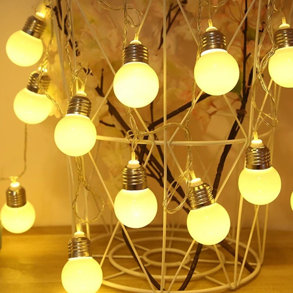 Pil ile Çalışan LED Dişli Ampu - Outdoor Camping Lights String incelemesi ve fiyatı