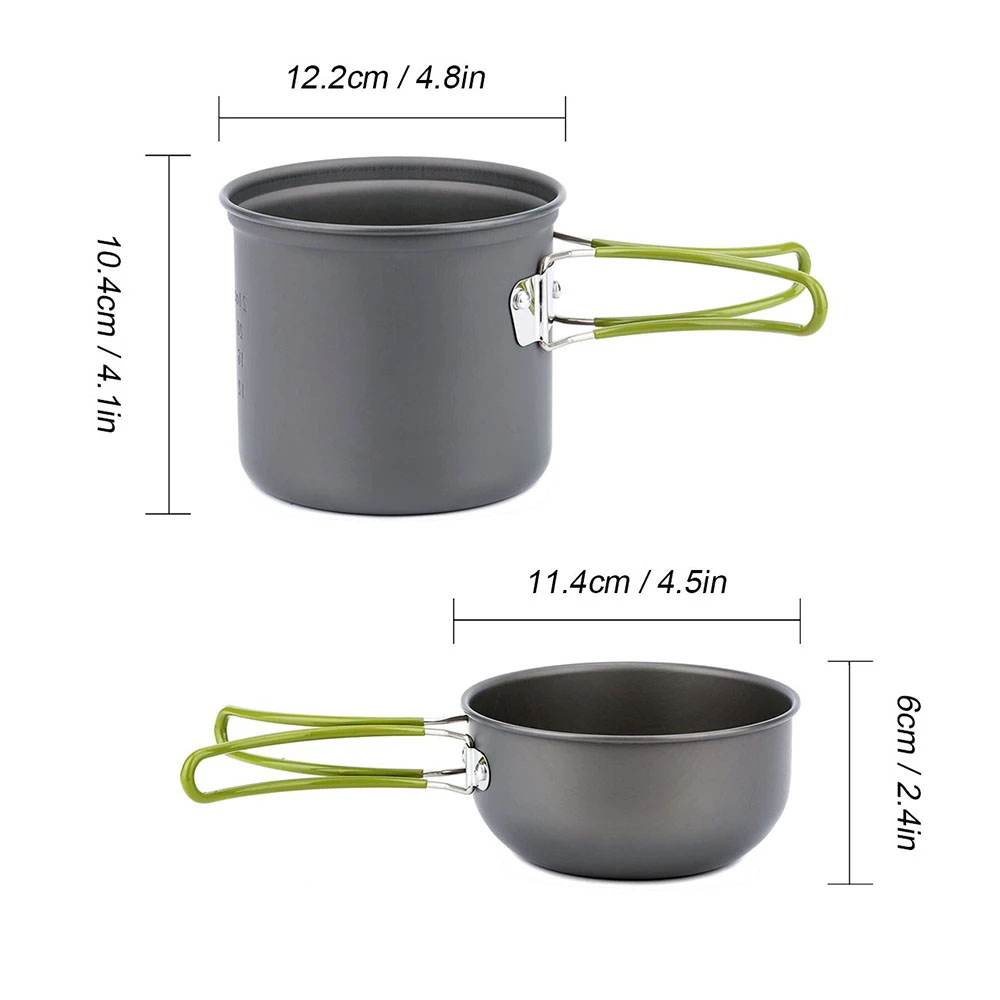 Kamp Tencere Seti Soba ile Açı - Outdoor Camping Dining Set incelemesi ve fiyatı