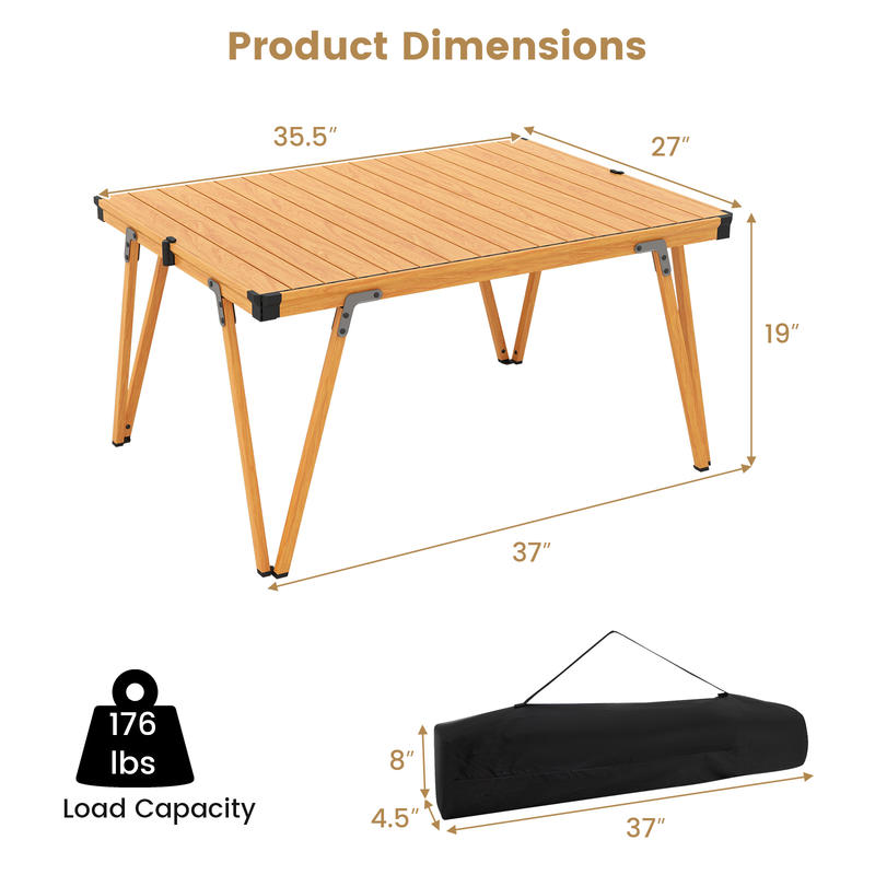 Tek Kişilik Katlanır Piknik Ma - Outdoor Camping Table With Storage incelemesi ve fiyatı
